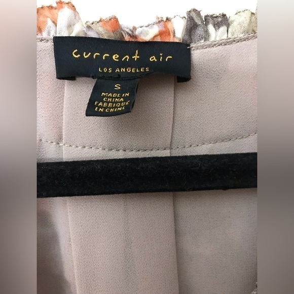 ANTHROPOLOGIE Current Air Womens Picot Stitch Ruffles Floral Mini Dress Size S - Picture 15 of 16